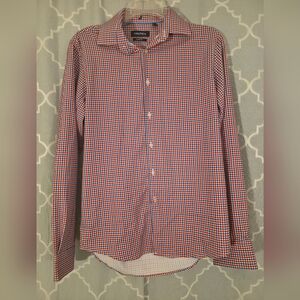 Nautica Red and Blue Plaid Shirt